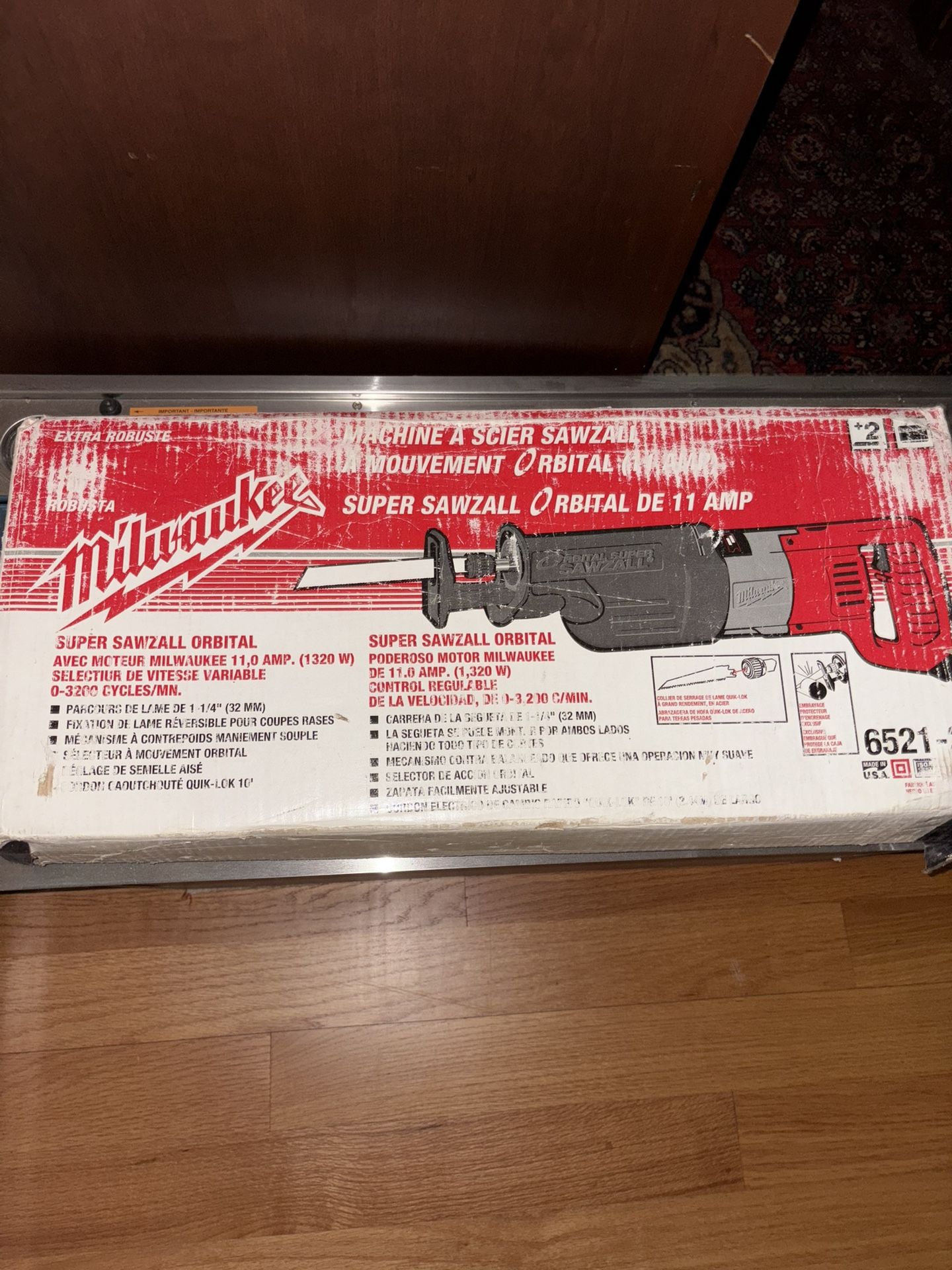 Milwaukee Sawzall W/ Metal Case