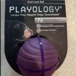 Playology Dual Layer Ball - Large (Bacon Scent)