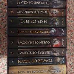 Sarah J Maas "Throne of Glass" Full Series Hardcover OOP