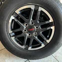 TRD Original Rims And Tires 2024