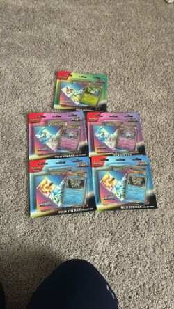 Sealed (5)Pokémon Prismatic Evolutions – Tech Sticker Collection packs