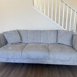 2 Sets Of Gray Sofas 