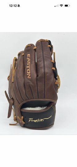 Easton FLAGSHIP Baseball Fielder's Glove RHT Size 11.5" Brown/Black PERFECT