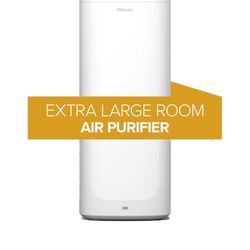 Room Air Purifier 4-Speed White True HEPA Air Purifier (Covers: 370-sq ft)