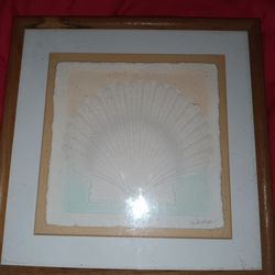 Wesley Wess Smith Scallop Picture Signed 