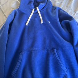 Blue Mens Medium Ralph Lauren Polo hoodie