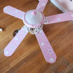 Pink Ceiling Fan