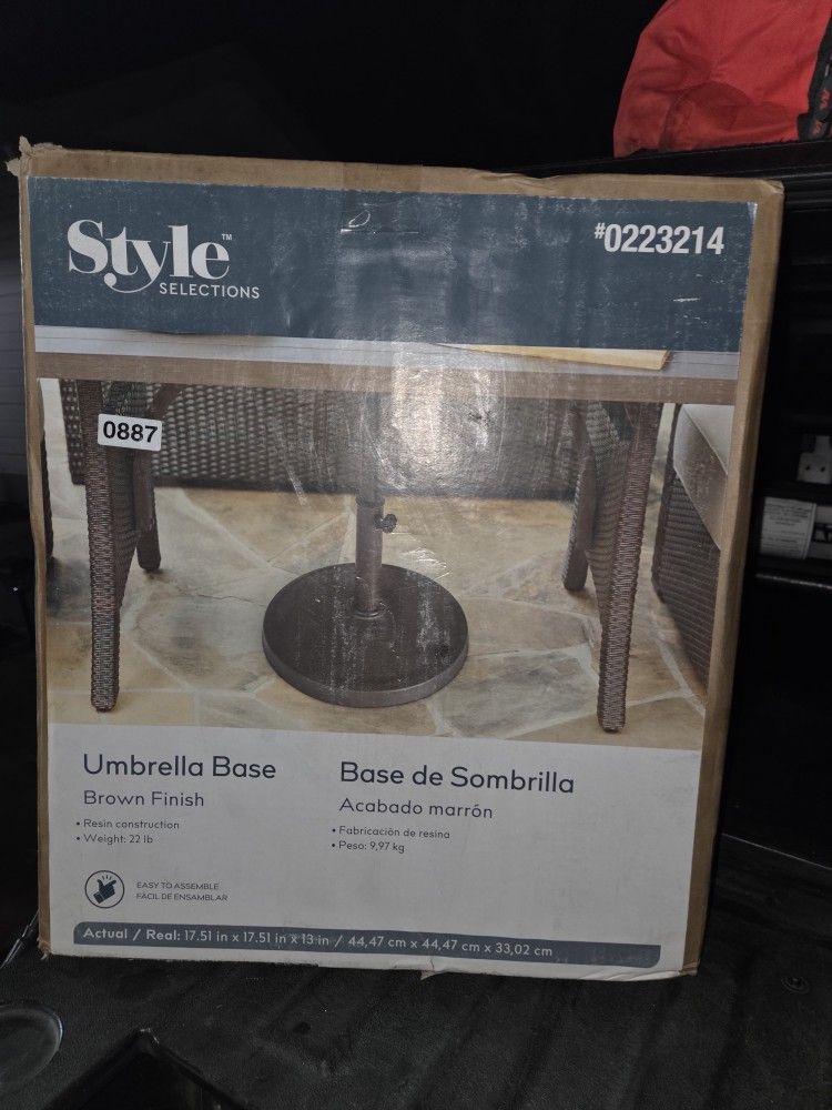 Umbrella Base New Brown