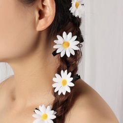 6 Piece Daisy Hair Clips