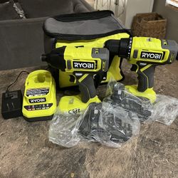 RYOBI ONE+ Cordless Drill Combo Set