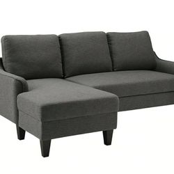 Jarreau Gray Sofa Chaise Sleeper

