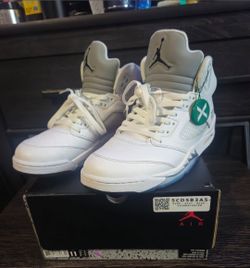 JORDAN 5 WHITE SIZE 11