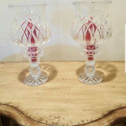 Crystal candle Holders