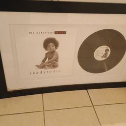 Vinyl Record Framed