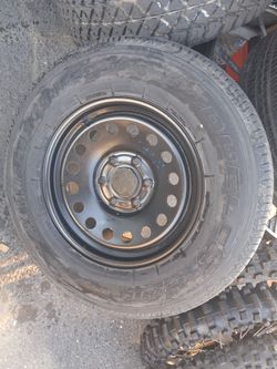 Bridgestone Dueler H/T Tire on Steel Wheel