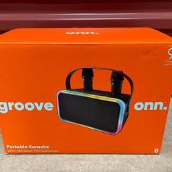 Portable Karaoke with Wireless Microphones, Bluetooth Wireless