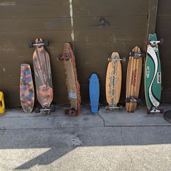 Skate boars long boards