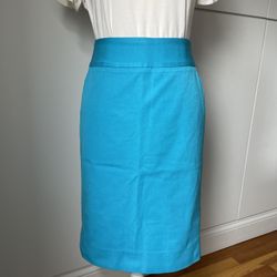 Banana Republic Turquoise Blue Pencil Skirt Size 0