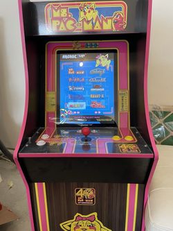 Ms PacMan Arcade1Up Special 40th Anniversary Edition ARCADE 10 GAMES