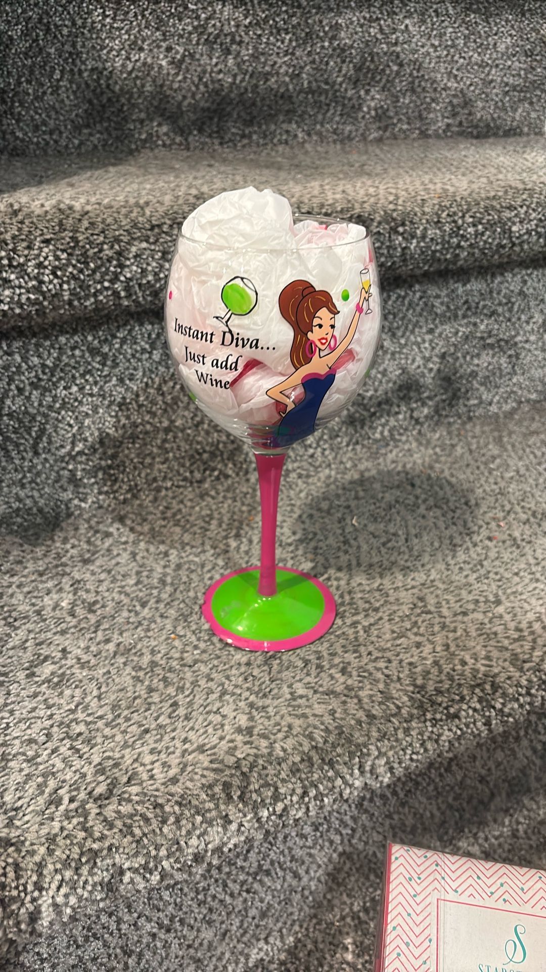 Decorative  Wine Glass 