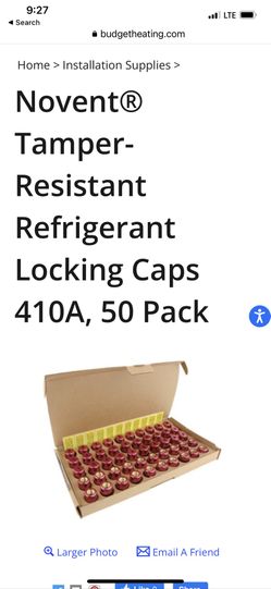 Novent 1/4 Pink R410 Cap