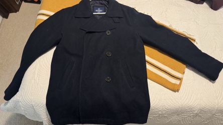 Old Navy Wool Mens Peacoat MEDIUM