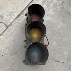 Semaforo street signal light with plug man cave wall decor