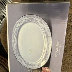 14 Inch Oval Platter New 