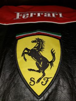Ferrari leather jacket youth