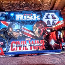 NEW!! MARVEL CAPTAIN AMERICA RISK CIVIL WAR GAME 
