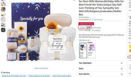 New sunflower gift set