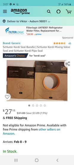 Schluter Kerdi Mixing Valve Seal