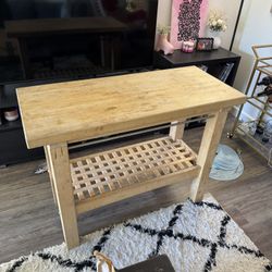Wood Countertop Table