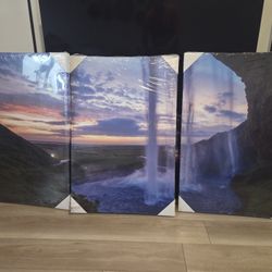 Large Wall Art Waterfall