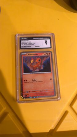 Charmander CGC 9 Mint Pokémon Card 2023