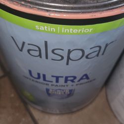 Valspar brand new interior satin paint
