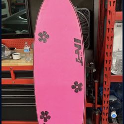 Custom Pink Surfboard 5,9 It Comes With Fins We Got It For $850 Looking For $200 Price Is Negotiable It’s In Good Condition Has Black Mark From Truck.
