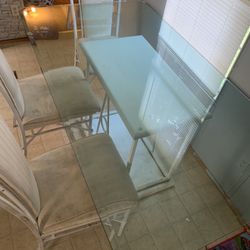Glass Kitchen Table 