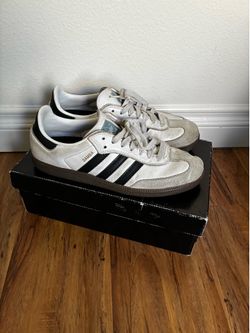 Adidas White Sambas Men’s 9