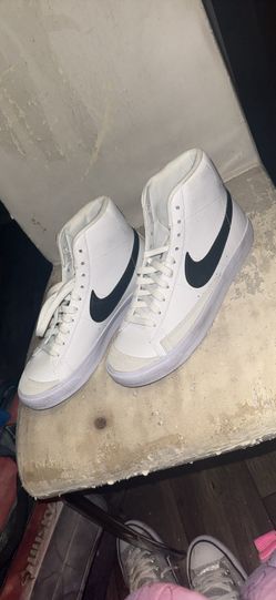 White Nike blazer high top sneakers