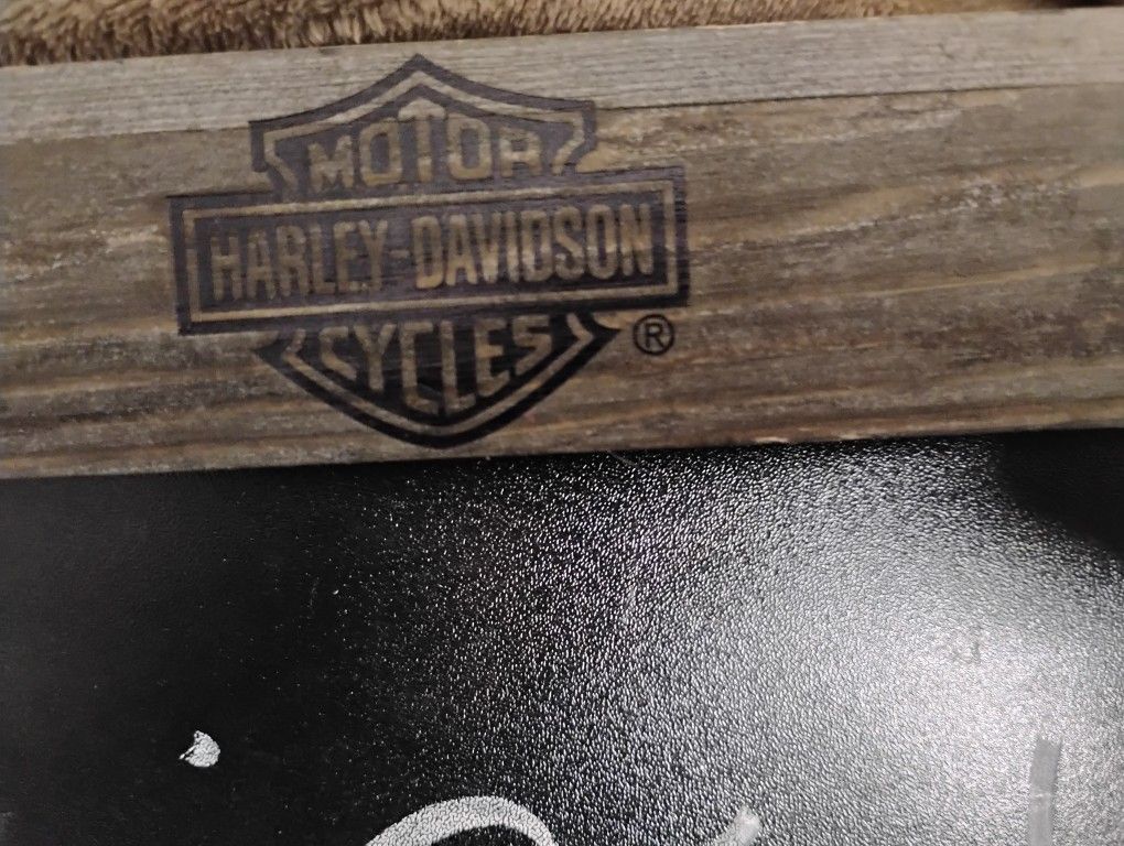 Harley Davidson Chalk Board