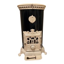 Cast iron wood burning stove