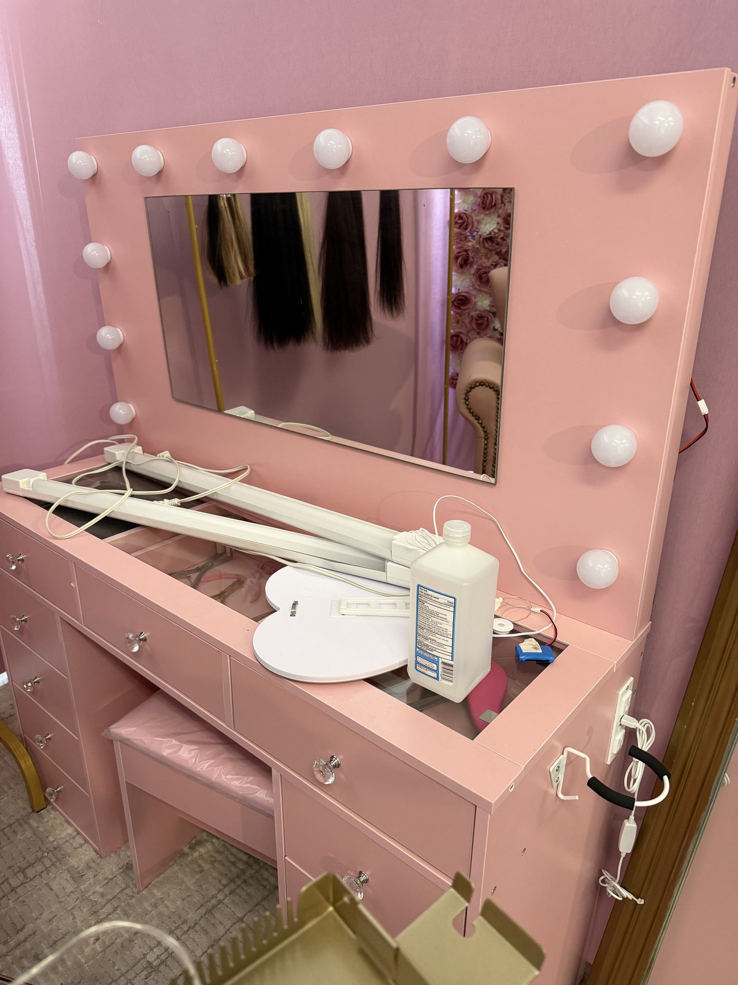Makeup Vanity pink brand new