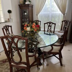 Dining Table And Chairs ( Set Of 6 )