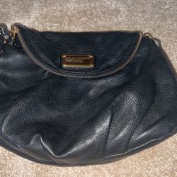 Marc Jacobs Medium Shoulder Bag Black Leather 