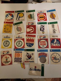 Vintage NBA stickers