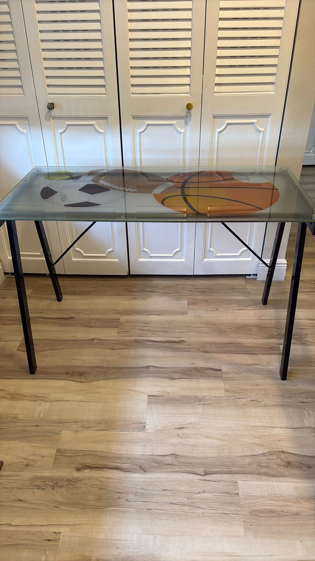 Cute Sports Themed Desk