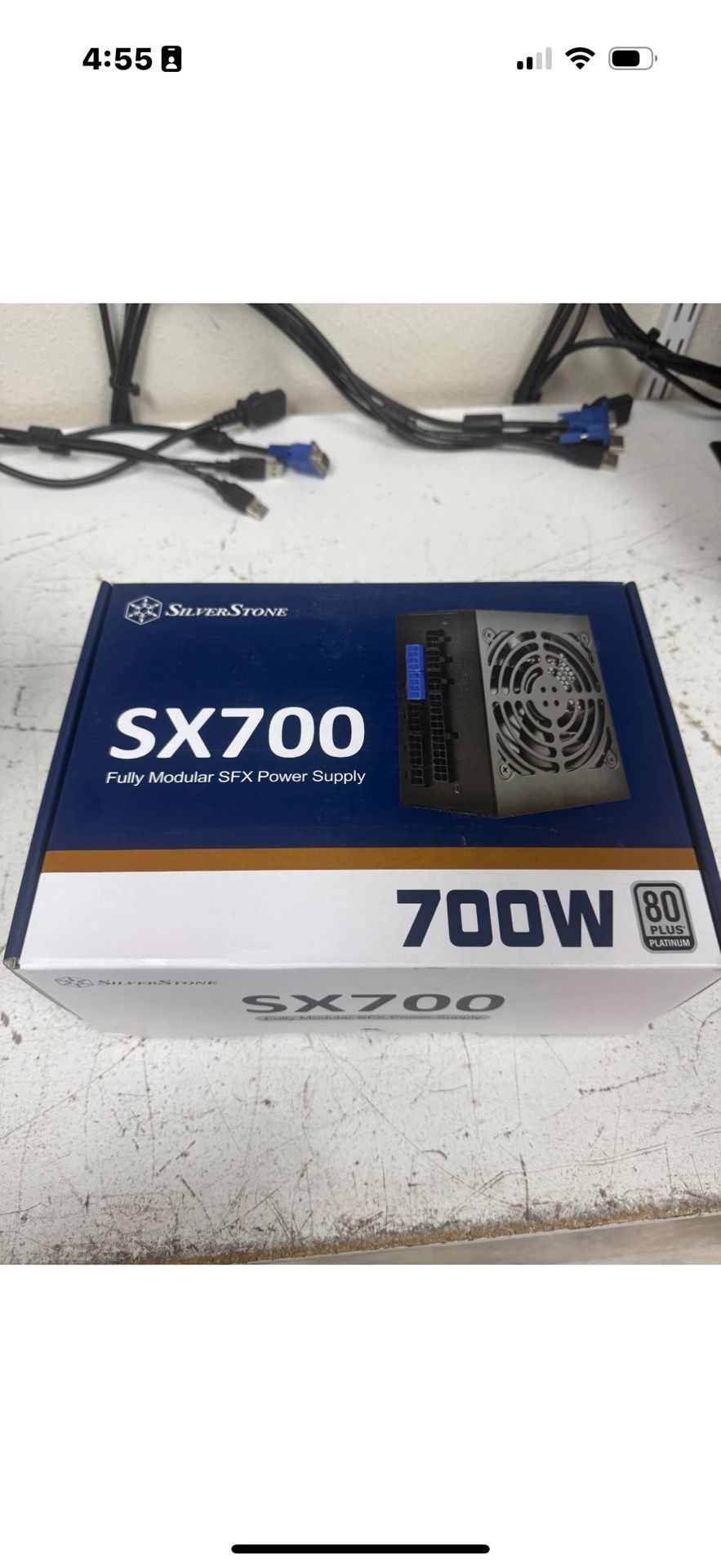 Silverstone SST-SX700-PT 80 PLUS Platinum Modular SFX ATX12V Power Supply 700W