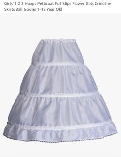Fluffing Slip-Petticoat Wired slip For Child-5-12
