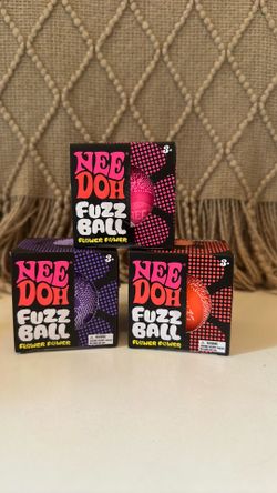 Authentic NeeDoh Flower Power Fuzz Balls!